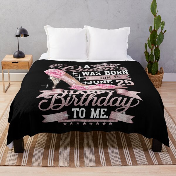 Item preview, A Queen Was Born on June 25 High Heels June 25th Birthday designed and sold by CombatTask.