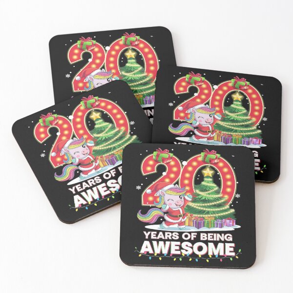 Item preview, 20 Years Of Being Awesome Unicorn 20th Birthday Christmas designed and sold by angolinnArt.