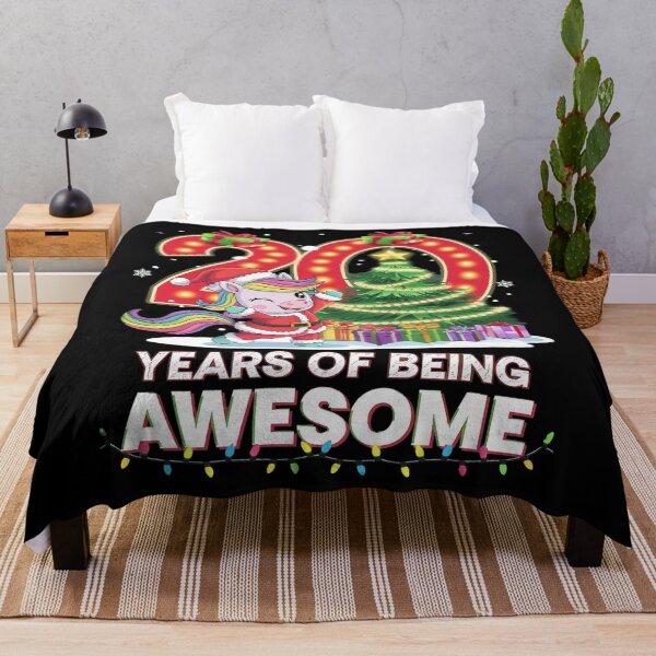 Item preview, 20 Years Of Being Awesome Unicorn 20th Birthday Christmas designed and sold by angolinnArt.