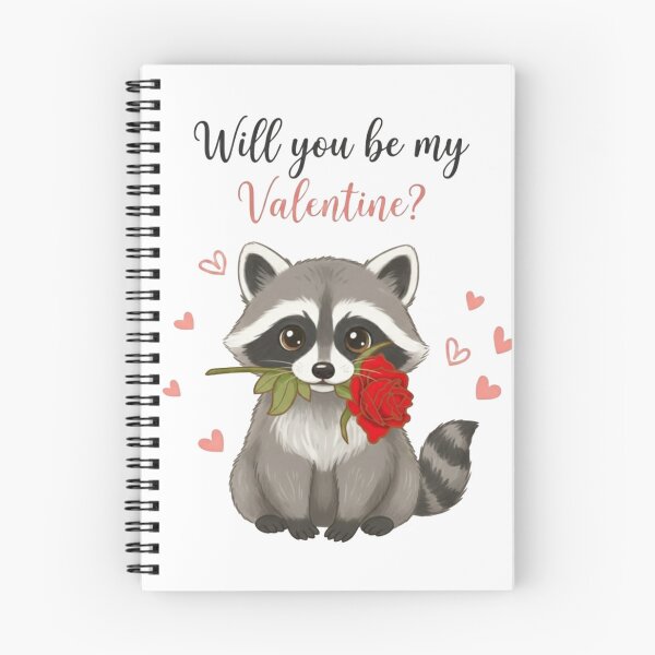 Artikelvorschau, Waschbär, willst du mein Valentin sein? entworfen und verkauft von BlueBerryBooze.
