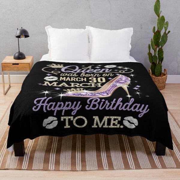 Item preview, A Queen Was Born on March 30, 30th March Queen Birthday designed and sold by joyouartArt.