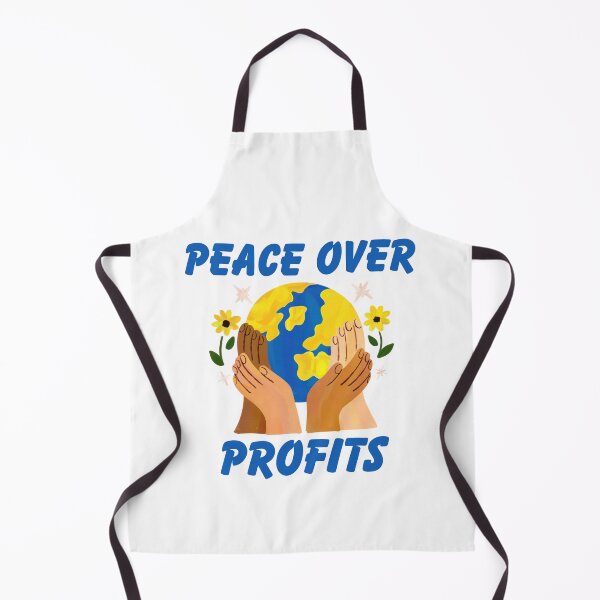 Item preview, Peace Over Profits Anti War Humanitarian Activism Art designed and sold by FreedomAndLove.