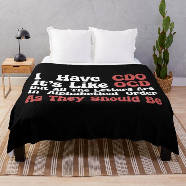 Item preview, I Have CDO Funny OCD Alphabetical Order Retro Neurodivergent Joke designed and sold by Dolphin Graphic.