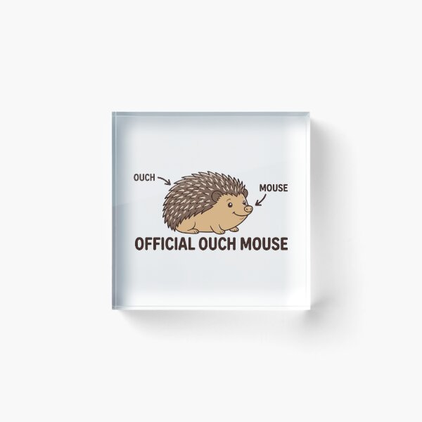 Item preview, Official Ouch Mouse - Funny Hedgehog Definition designed and sold by Petzzz.