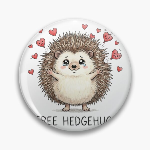 Item preview, Free Hedgehugs - Funny Irony Love designed and sold by Petzzz.