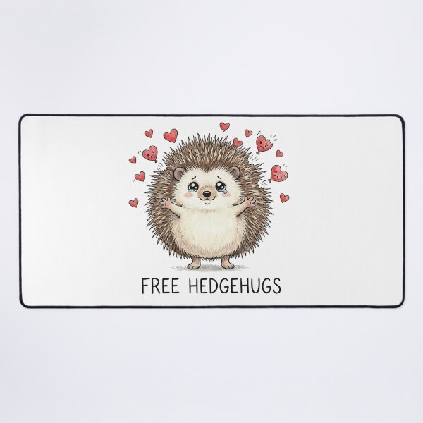 Item preview, Free Hedgehugs - Funny Irony Love designed and sold by Petzzz.