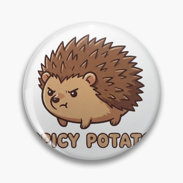 Item preview, The Forbidden Potato - Spiky Vegetable Meme designed and sold by Petzzz.