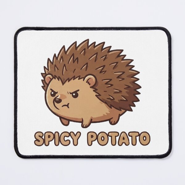 Item preview, The Forbidden Potato - Spiky Vegetable Meme designed and sold by Petzzz.