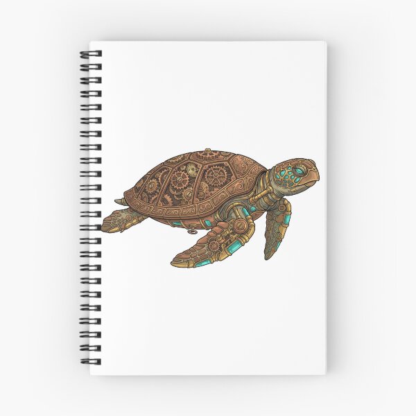 Item preview, Steampunk Sea Turtle — Brass Gears and Clockwork designed and sold by zoughlal.