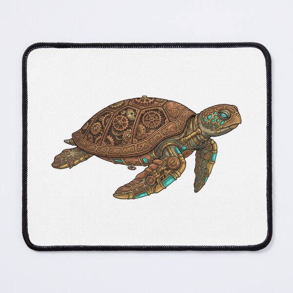 Item preview, Steampunk Sea Turtle — Brass Gears and Clockwork designed and sold by zoughlal.