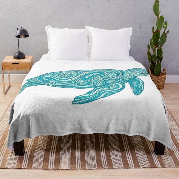 Item preview, Ocean Waves Sea Turtle — Flowing Line Patterns designed and sold by zoughlal.