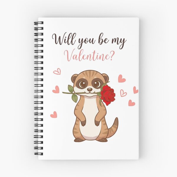 Item preview, Will you be my valentine Meerkat designed and sold by BlueBerryBooze.