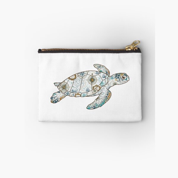 Item preview, Vintage Map Sea Turtle — Nautical Cartography and Compass designed and sold by zoughlal.