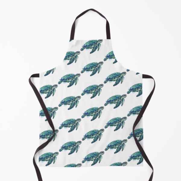 Item preview, Watercolor and Ink Sea Turtle — Balanced Line and Wash designed and sold by zoughlal.