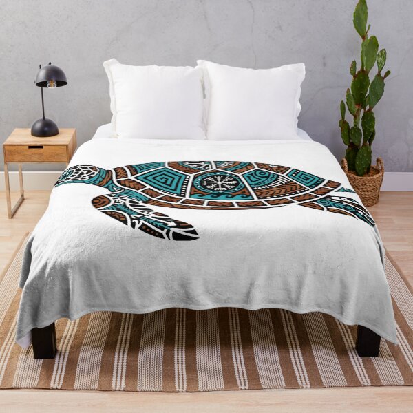 Item preview, Tribal Pattern Sea Turtle — Geometric Lines and Symbols designed and sold by zoughlal.