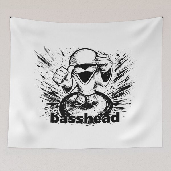 Item preview, Basshead - Inked Sketch designed and sold by JaaGo PopLab.