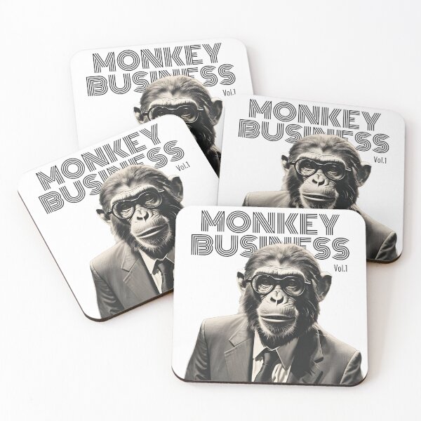 Item preview, 1 Monkey Business Vol.1 | B&W edition Cool Vintage Animal designed and sold by SeNsArtGallery.