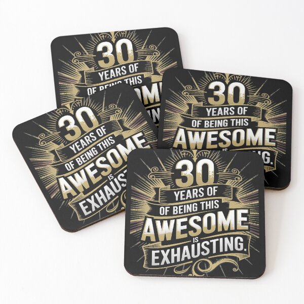 Item preview, Awesome 30th Birthday Decorations 30th Birthday  designed and sold by CombatTask.