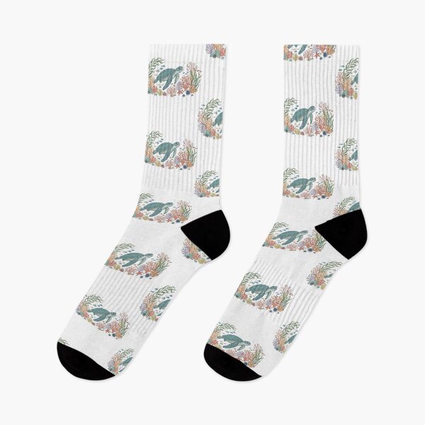 Item preview, Coral Reef Sea Turtle — Vibrant Underwater World designed and sold by zoughlal.