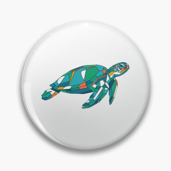 Item preview, Abstract Sea Turtle — Cubist Geometric Fragments designed and sold by zoughlal.