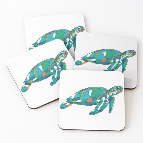 Item preview, Abstract Sea Turtle — Cubist Geometric Fragments designed and sold by zoughlal.
