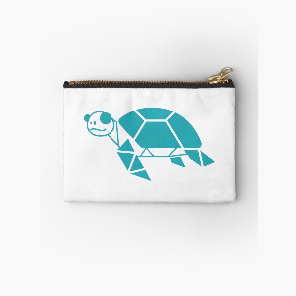 Item preview, Minimalist Geometric Sea Turtle — Clean Shapes in Teal designed and sold by zoughlal.