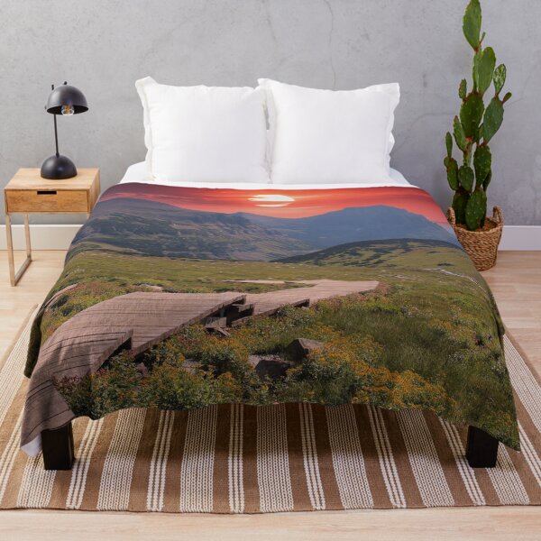 Item preview, Glacier National Park, Montana: Sunset with wooden boardwalk designed and sold by Mauswohn.