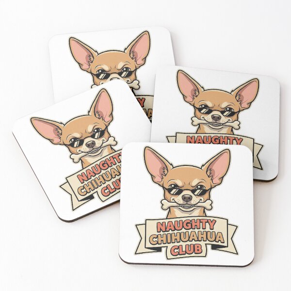Item preview, Naughty Chihuahua Club designed and sold by NonditStudio.