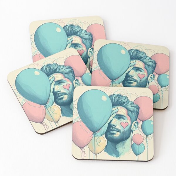 Item preview, Balloon Party with Heart: A Colorful Portrait of a Balloon Artist designed and sold by FotoworldEdel.