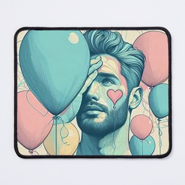 Item preview, Balloon Party with Heart: A Colorful Portrait of a Balloon Artist designed and sold by FotoworldEdel.