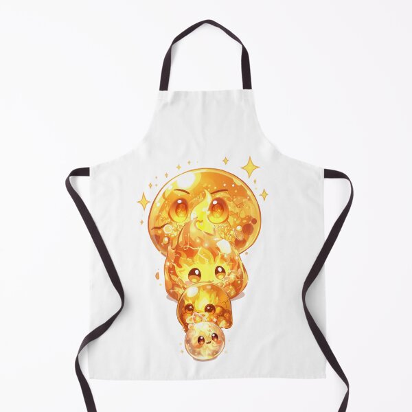 Item preview, Where Fire Breathes Life – Cute Elemental Fire Slime Family designed and sold by Monzora.