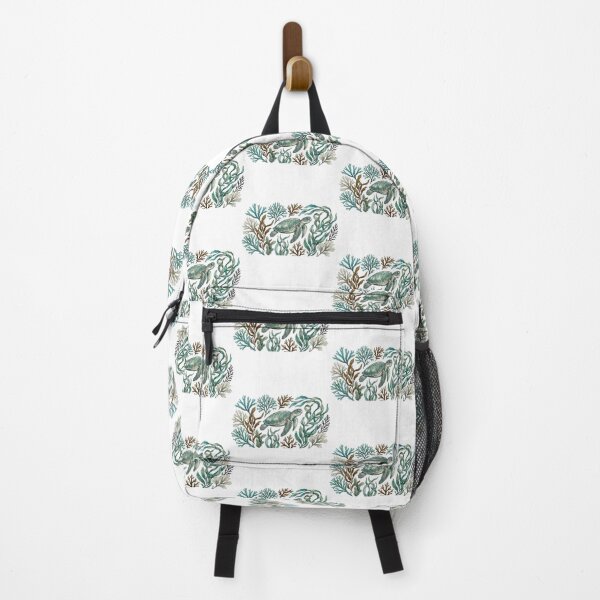 Item preview, Vintage Botanical Sea Turtle — Seaweed and Kelp Study designed and sold by zoughlal.