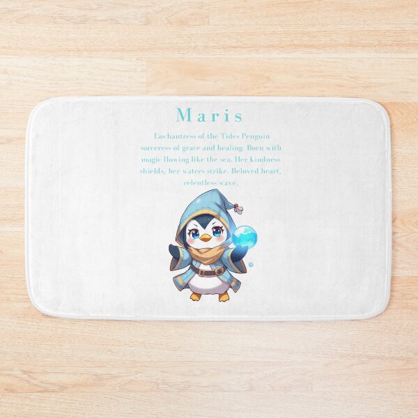 Item preview, Maris – Chibi Penguin Water Mage of Healing & Tides designed and sold by Monzora.
