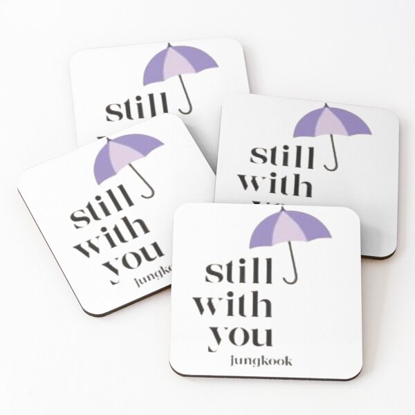Item preview, Still With You Jungkook BTS Inspired Aesthetic – Purple Umbrella Night Design designed and sold by KryaArts27.