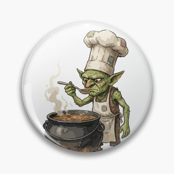 Item preview, Witch's Familiar: Goblin Chef's Stew designed and sold by bapupa.