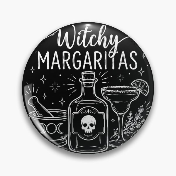 Item preview, Witchy Margaritas Magic Potion White Line Art designed and sold by auxincaftan0o.