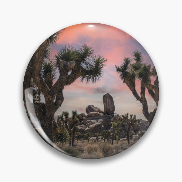Item preview, Joshua Tree National Park panorama at fiery sunset designed and sold by Mauswohn.