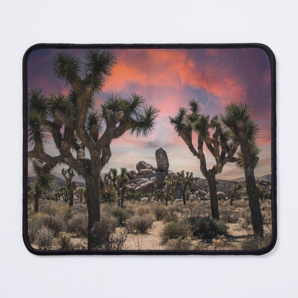 Item preview, Joshua Tree National Park panorama at fiery sunset designed and sold by Mauswohn.