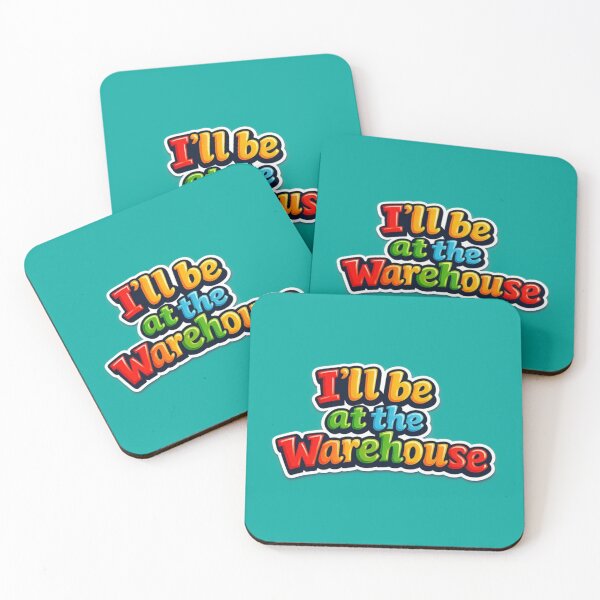 Item preview, I’ll Be at the Warehouse – Retro Fun designed and sold by RetroNibylander.
