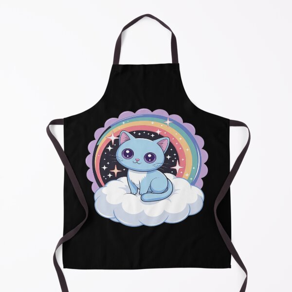 Item preview, Cute Cat On A Cloud With Rainbow designed and sold by Tatianamiobi.