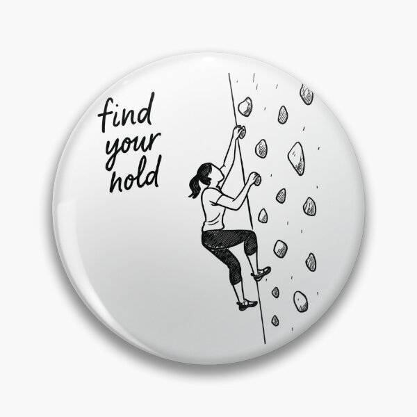 Item preview, Women's Bouldering Shirt – Find Your Hold Strong Woman designed and sold by Pineapple-Tree.