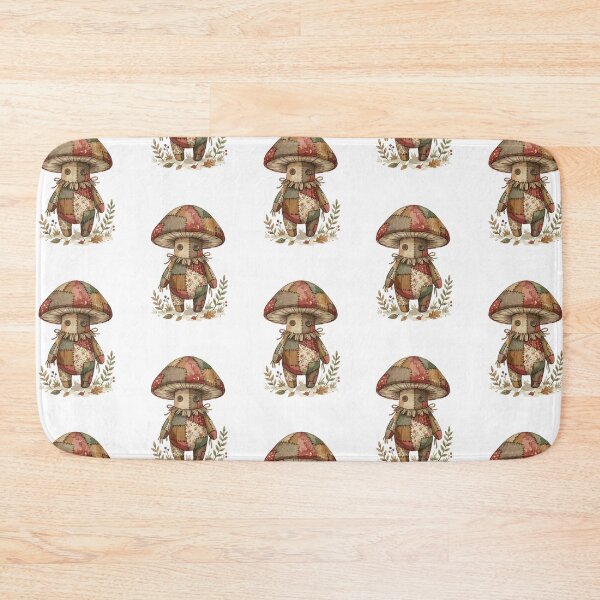 Item preview, Magical Creatures: Canvas Mushroom Man designed and sold by bapupa.