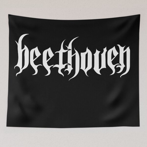 Item preview, Beethoven black metal inspired logo designed and sold by Native Designs.