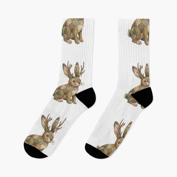 Item preview, Magical Creatures: Denim Jackalope designed and sold by bapupa.