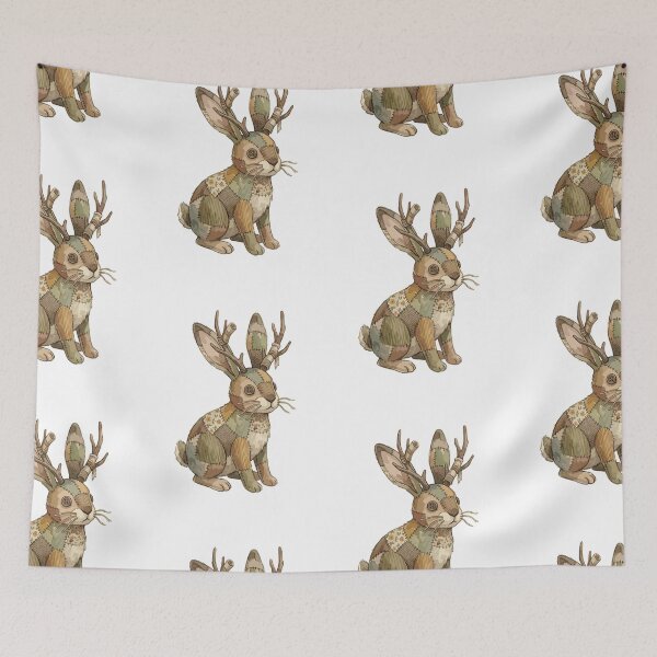 Item preview, Magical Creatures: Denim Jackalope designed and sold by bapupa.