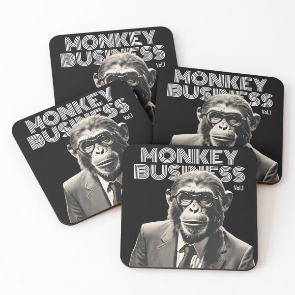 Item preview, Monkey Business Vol.1 | B&W edition Cool Vintage Animal designed and sold by SeNsArtGallery.
