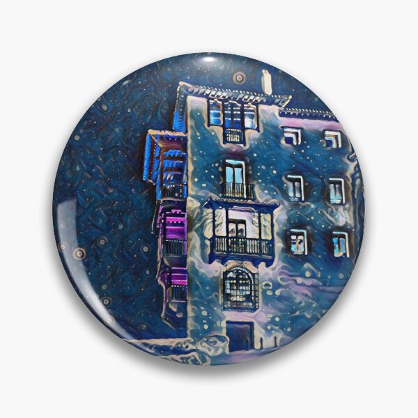 Item preview, hanging houses at night designed and sold by mipi-sr.