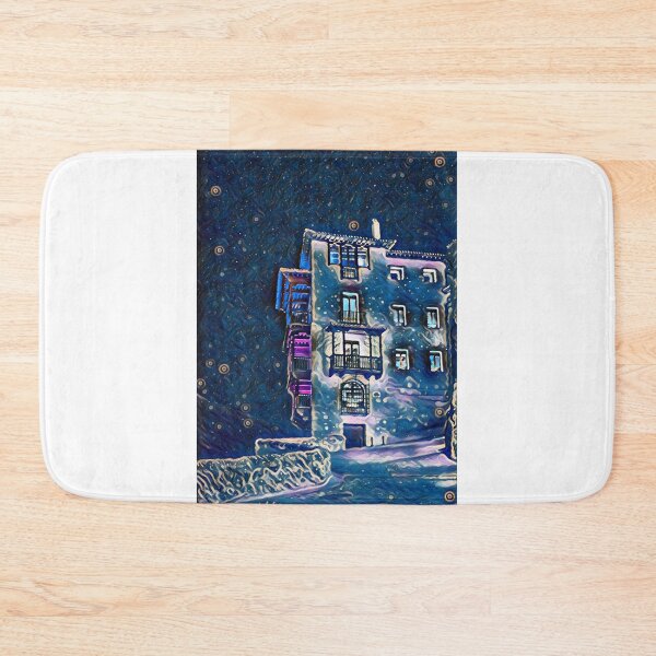 Item preview, hanging houses at night designed and sold by mipi-sr.