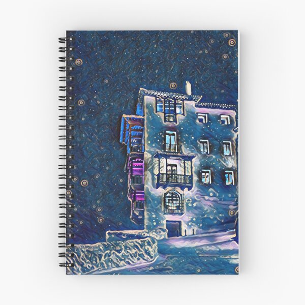 Item preview, hanging houses at night designed and sold by mipi-sr.