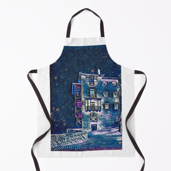 Item preview, hanging houses at night designed and sold by mipi-sr.